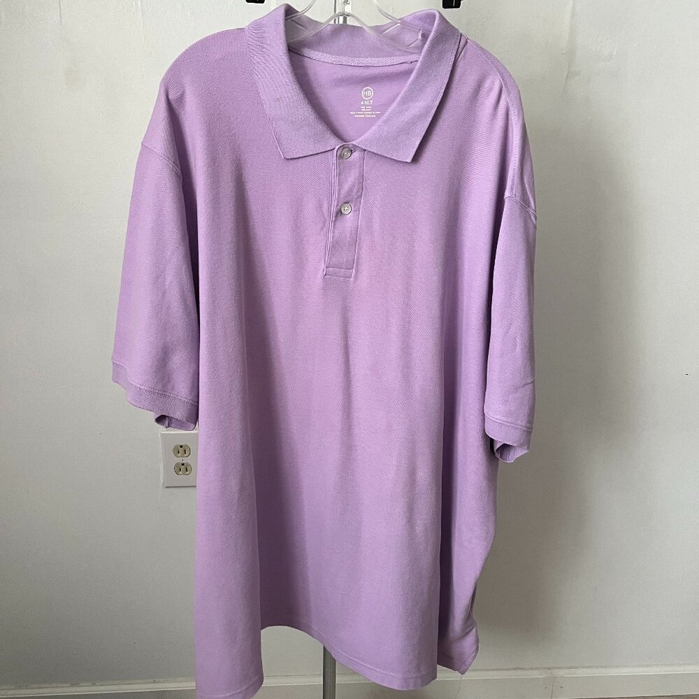 Harbor Bay Men's Polo Shirt Size 4XLT